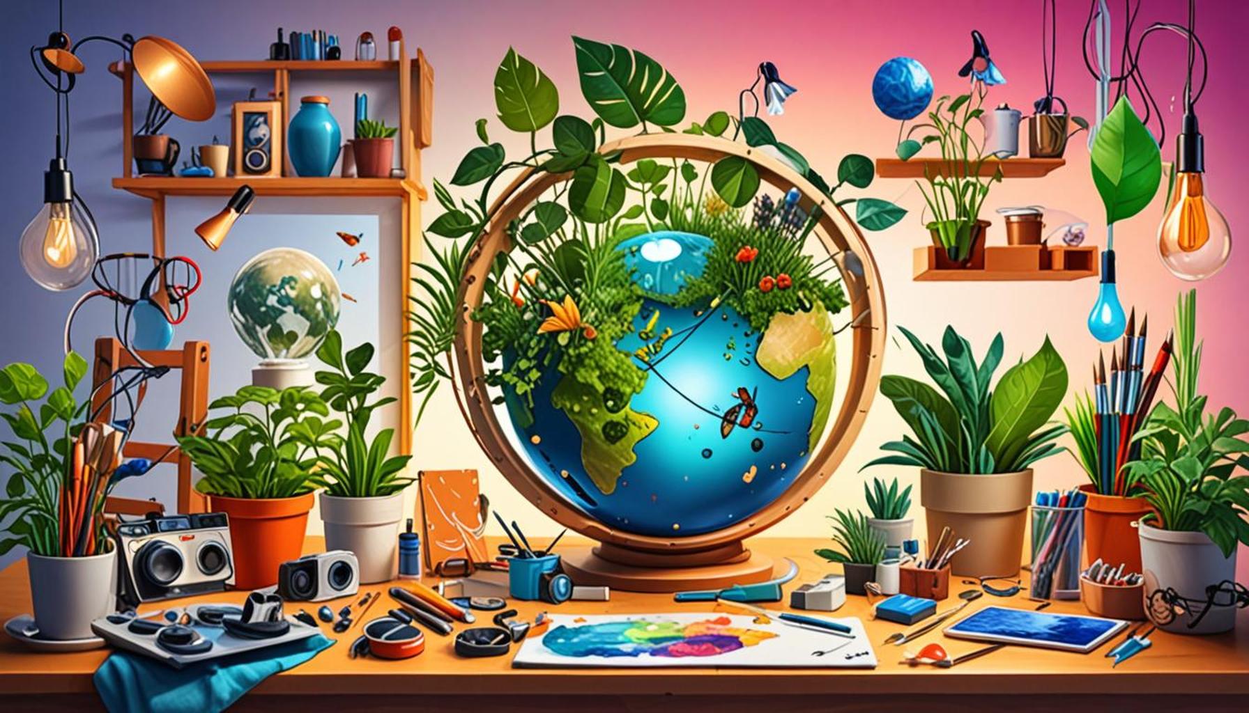 Art and Sustainable Technologies: How Artistic Expression Can Promote Ecological Practices in Creative Hobbies