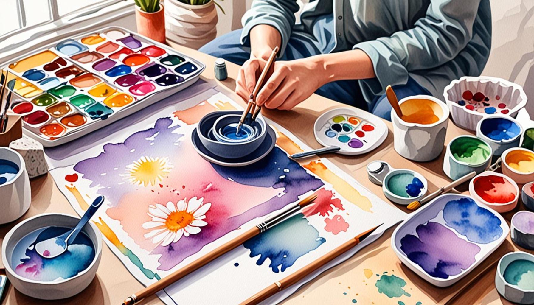 Art and Mindfulness: How Artistic Practice Can Be a Form of Meditation and Self-Care in Creative Hobbies