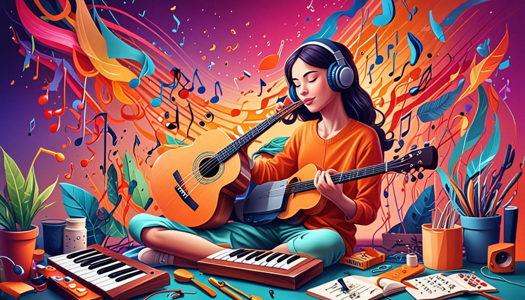 Exploring the Therapeutic Benefits of Music Creation in Creative Hobbies