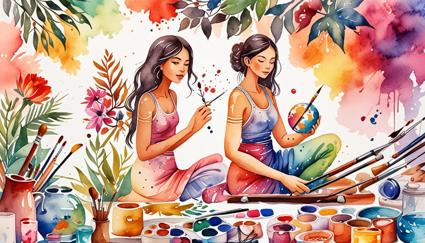 Evolution of Art in Cultures Creative Hobbies Reflect Identities