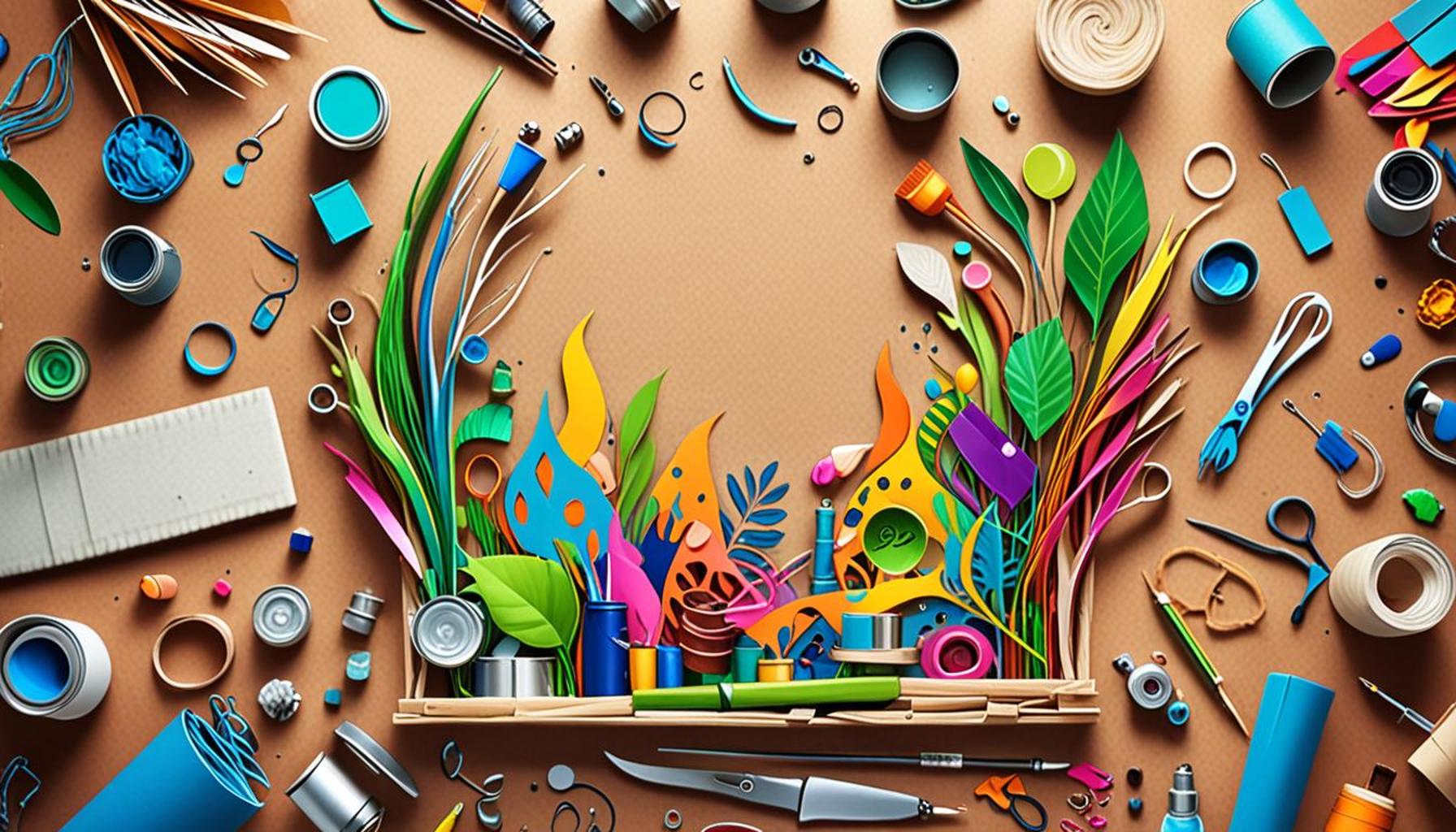 Sustainable Craft Making Creating Beauty with Recycled Materials