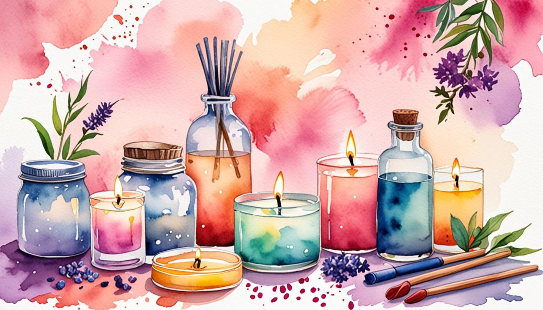 DIY Aromatherapy Projects: Creating Customized Candles and Diffusers for Well-Being